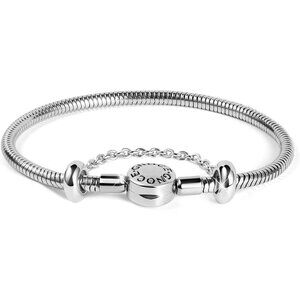 Durable 21cm Snake Chain Charm Bracelet - Perfect for Personalization & Gifts